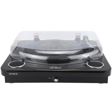 Tocadiscos Aiwa GBTUR-120BKMKII/ Bluetooth/ Radio FM/ Conversor a MP3 Tocadiscos Aiwa GBTUR-120BKMKII/ Bluetooth/ Radio FM/ Conversor a MP3