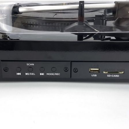 Tocadiscos Aiwa GBTUR-120BKMKII/ Bluetooth/ Radio FM/ Conversor a MP3 Tocadiscos Aiwa GBTUR-120BKMKII/ Bluetooth/ Radio FM/ Conversor a MP3