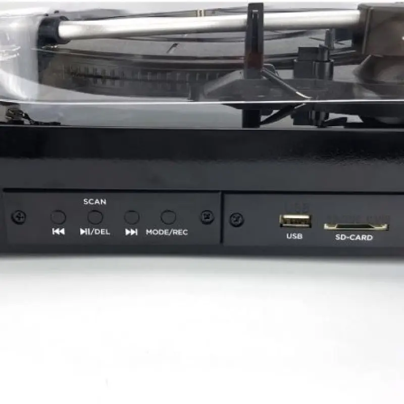 Tocadiscos Aiwa GBTUR-120BKMKII/ Bluetooth/ Radio FM/ Conversor a MP3 Tocadiscos Aiwa GBTUR-120BKMKII/ Bluetooth/ Radio FM/ Conversor a MP3
