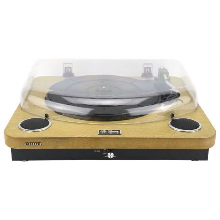 Tocadiscos Aiwa GBTUR-120WDMKII/ Bluetooth/ Radio FM/ Conversor a MP3 Tocadiscos Aiwa GBTUR-120WDMKII/ Bluetooth/ Radio FM/ Conversor a MP3