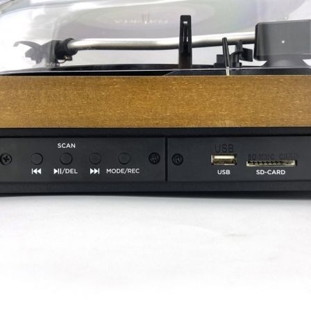Tocadiscos Aiwa GBTUR-120WDMKII/ Bluetooth/ Radio FM/ Conversor a MP3 Tocadiscos Aiwa GBTUR-120WDMKII/ Bluetooth/ Radio FM/ Conversor a MP3
