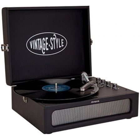 Tocadiscos Aiwa VPX-1971BK/ Bluetooth/ Conversor a MP3 Tocadiscos Aiwa VPX-1971BK/ Bluetooth/ Conversor a MP3