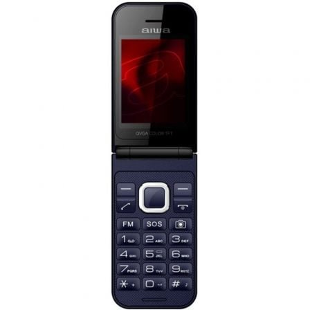 Teléfono Móvil Aiwa FP-24BL para Personas Mayores/ Azul Teléfono Móvil Aiwa FP-24BL para Personas Mayores/ Azul