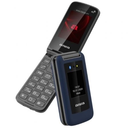 Teléfono Móvil Aiwa FP-30-4G BL para Personas Mayores/ Azul Teléfono Móvil Aiwa FP-30-4G BL para Personas Mayores/ Azul