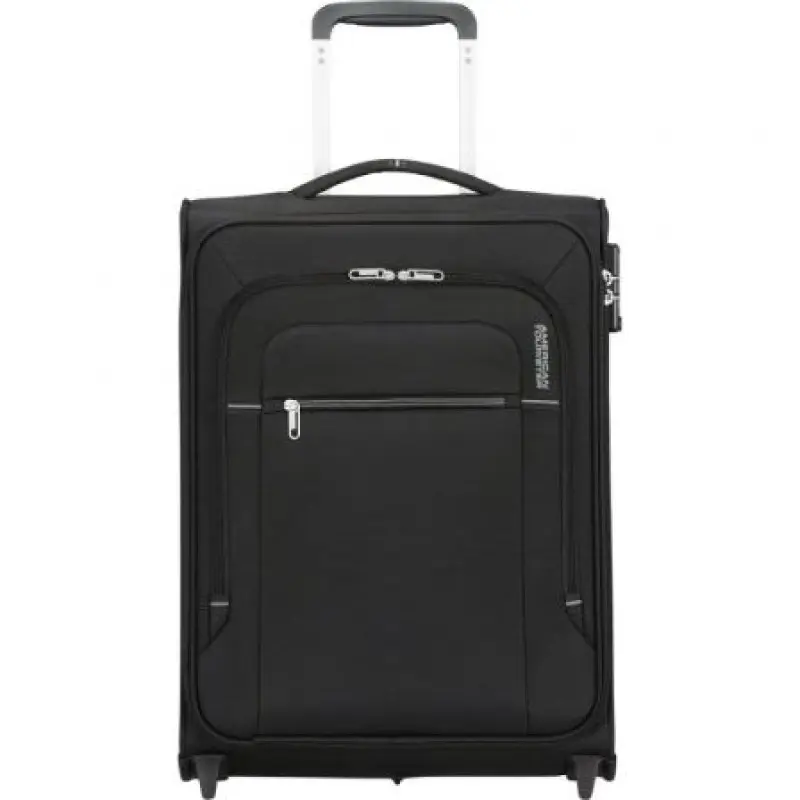 Maleta de Cabina American Tourister Crosstrack Upright 55cm/ 55x40x20cm/ 2 Ruedas/ Negra y Gris Maleta de Cabina American Tourister Crosstrack Upright 55cm/ 55x40x20cm/ 2 Ruedas/ Negra y Gris