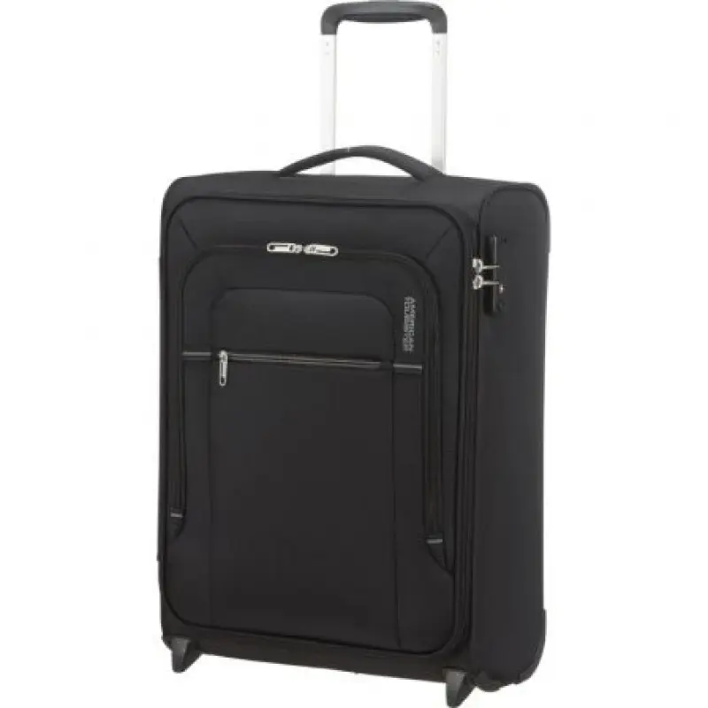 Maleta de Cabina American Tourister Crosstrack Upright 55cm/ 55x40x20cm/ 2 Ruedas/ Negra y Gris Maleta de Cabina American Tourister Crosstrack Upright 55cm/ 55x40x20cm/ 2 Ruedas/ Negra y Gris