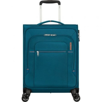 Maleta de Cabina American Tourister Crosstrack Spinner 55cm/ 55x40x20cm/ 4 Ruedas/ Marino y Naranja Maleta de Cabina American Tourister Crosstrack Spinner 55cm/ 55x40x20cm/ 4 Ruedas/ Marino y Naranja