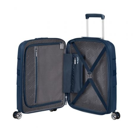 Maleta de Cabina American Tourister Starvibe Spinner 55cm/ 55x40x20cm/ 4 Ruedas/ Azul Marino Maleta de Cabina American Tourister Starvibe Spinner 55cm/ 55x40x20cm/ 4 Ruedas/ Azul Marino