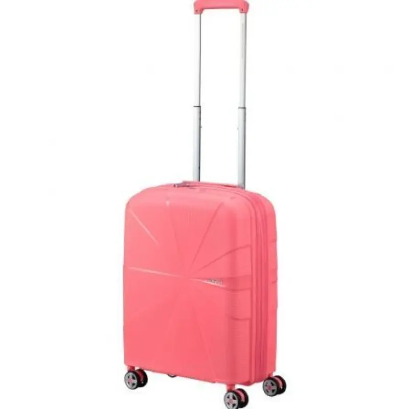 Maleta de Cabina American Tourister Starvibe Spinner 55cm/ 55x40x20cm/ 4 Ruedas/ Coral Maleta de Cabina American Tourister Starvibe Spinner 55cm/ 55x40x20cm/ 4 Ruedas/ Coral