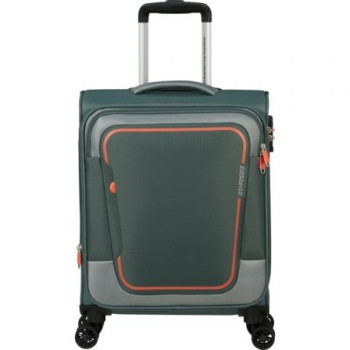 Maleta de Cabina American Tourister Pulsonic Spinner 55cm/ 55x40x23cm/ 4 Ruedas/ Verde Bosque Oscuro Maleta de Cabina American Tourister Pulsonic Spinner 55cm/ 55x40x23cm/ 4 Ruedas/ Verde Bosque Oscuro