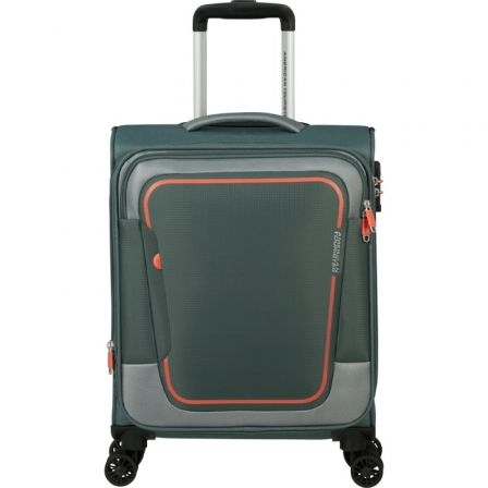Maleta de Cabina American Tourister Pulsonic Spinner 55cm/ 55x40x23cm/ 4 Ruedas/ Verde Bosque Oscuro Maleta de Cabina American Tourister Pulsonic Spinner 55cm/ 55x40x23cm/ 4 Ruedas/ Verde Bosque Oscuro