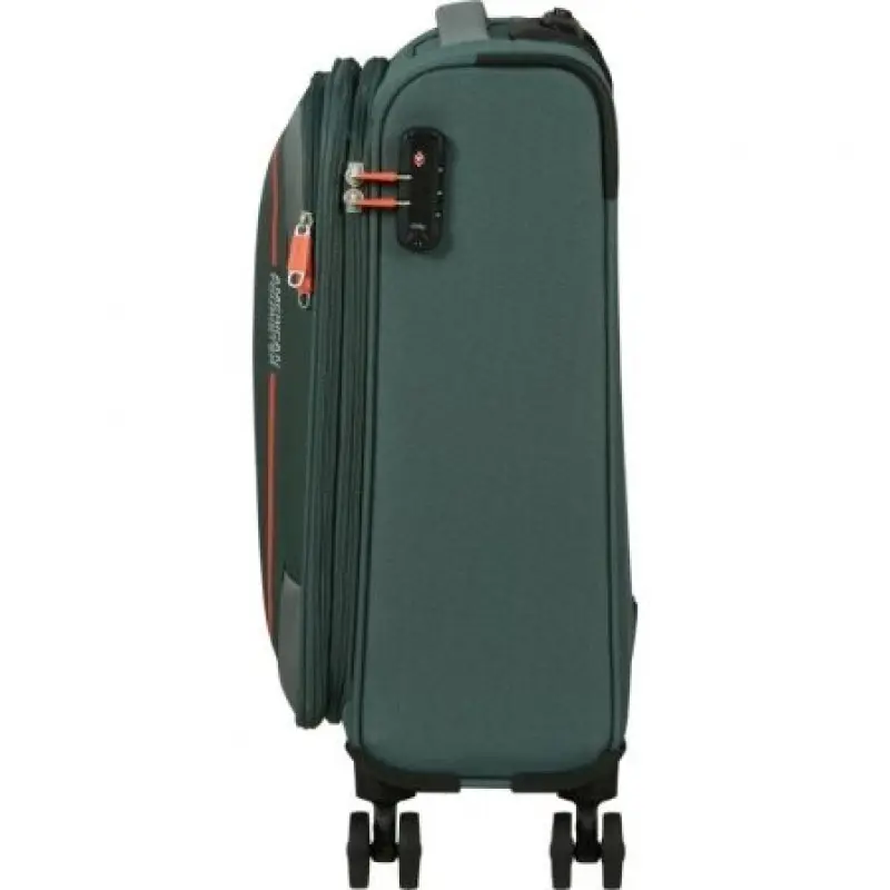 Maleta de Cabina American Tourister Pulsonic Spinner 55cm/ 55x40x23cm/ 4 Ruedas/ Verde Bosque Oscuro Maleta de Cabina American Tourister Pulsonic Spinner 55cm/ 55x40x23cm/ 4 Ruedas/ Verde Bosque Oscuro