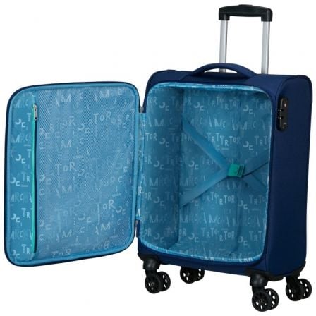Maleta de Cabina American Tourister Sea Seeker Spinner 55cm/ 55x40x20cm/ 4 Ruedas/ Marino Combate Maleta de Cabina American Tourister Sea Seeker Spinner 55cm/ 55x40x20cm/ 4 Ruedas/ Marino Combate