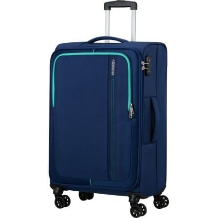 Maleta de Cabina American Tourister Sea Seeker Spinner 68cm/ 68x43x25cm/ 4 Ruedas/ Marino Combate Maleta de Cabina American Tourister Sea Seeker Spinner 68cm/ 68x43x25cm/ 4 Ruedas/ Marino Combate