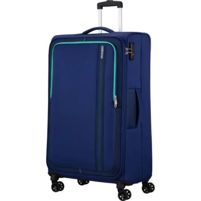 Maleta de Cabina American Tourister Sea Seeker Spinner 80cm/ 80x47.5x28.5cm/ 4 Ruedas/ Marino Combate Maleta de Cabina American Tourister Sea Seeker Spinner 80cm/ 80x47.5x28.5cm/ 4 Ruedas/ Marino Combate