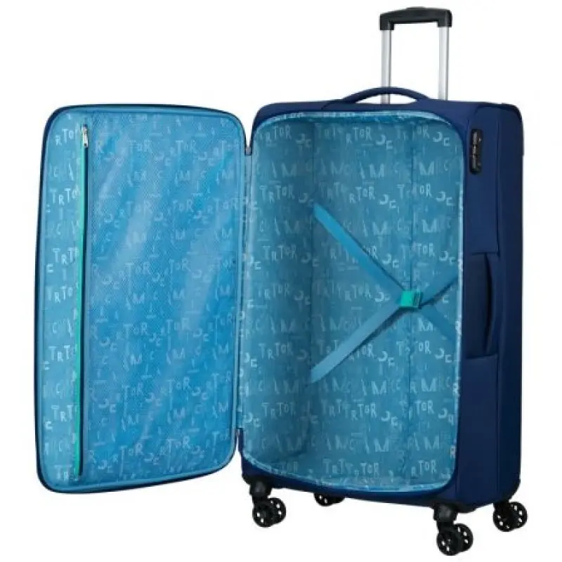 Maleta de Cabina American Tourister Sea Seeker Spinner 80cm/ 80x47.5x28.5cm/ 4 Ruedas/ Marino Combate Maleta de Cabina American Tourister Sea Seeker Spinner 80cm/ 80x47.5x28.5cm/ 4 Ruedas/ Marino Combate