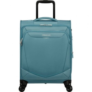 Maleta de Cabina American Tourister SummerRide Spinner 55cm/ 55x40x23cm/ 4 Ruedas/ Azul Brisa Maleta de Cabina American Tourister SummerRide Spinner 55cm/ 55x40x23cm/ 4 Ruedas/ Azul Brisa