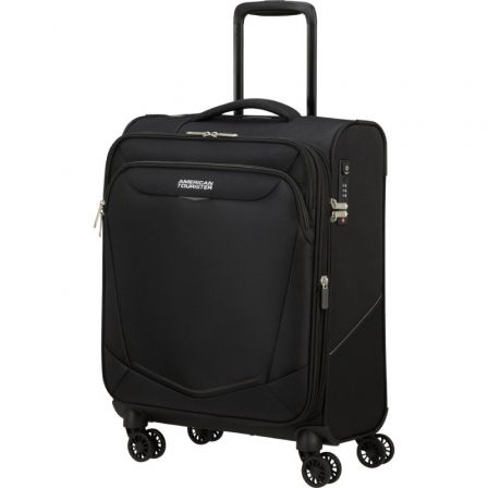 Maleta de Cabina American Tourister SummerRide Spinner 55cm/ 55x40x23cm/ 4 Ruedas/ Negra Maleta de Cabina American Tourister SummerRide Spinner 55cm/ 55x40x23cm/ 4 Ruedas/ Negra