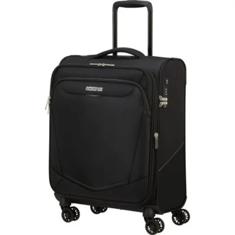 Maleta de Cabina American Tourister SummerRide Spinner 55cm/ 55x40x23cm/ 4 Ruedas/ Negra Maleta de Cabina American Tourister SummerRide Spinner 55cm/ 55x40x23cm/ 4 Ruedas/ Negra