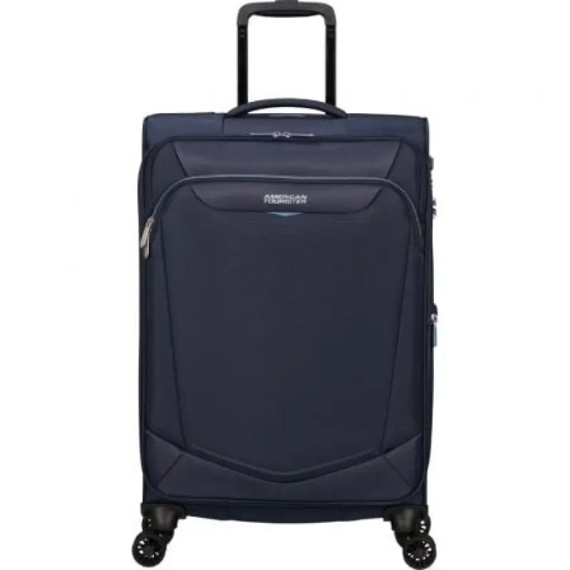 Maleta Mediana American Tourister SummerRide Spinner 69cm/ 69x43x29cm/ 4 Ruedas/ Azul Marino Maleta Mediana American Tourister SummerRide Spinner 69cm/ 69x43x29cm/ 4 Ruedas/ Azul Marino