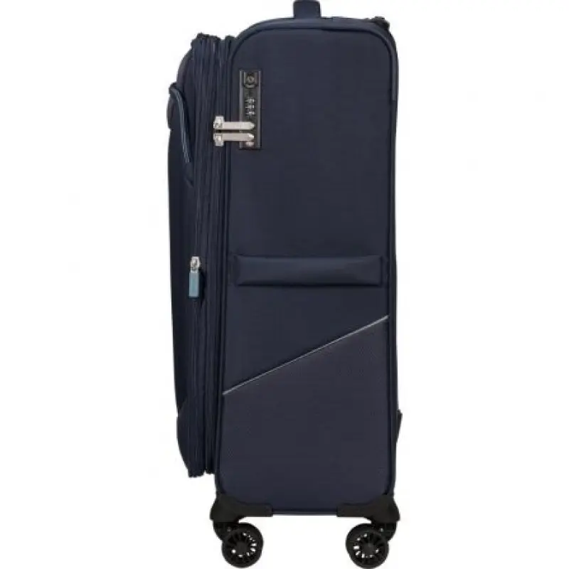 Maleta Mediana American Tourister SummerRide Spinner 69cm/ 69x43x29cm/ 4 Ruedas/ Azul Marino Maleta Mediana American Tourister SummerRide Spinner 69cm/ 69x43x29cm/ 4 Ruedas/ Azul Marino