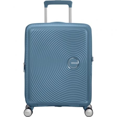 Maleta de Cabina American Tourister SoundBox Spinner 55cm/ 55x40x20cm/ 4 Ruedas/ Azul Piedra Maleta de Cabina American Tourister SoundBox Spinner 55cm/ 55x40x20cm/ 4 Ruedas/ Azul Piedra