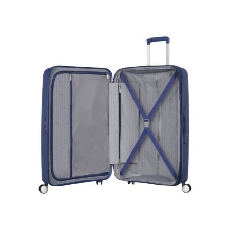 Maleta Grande American Tourister SoundBox Spinner 77cm/ 77x51.5x29.5cm/ 4 Ruedas/ Azul Marino Maleta Grande American Tourister SoundBox Spinner 77cm/ 77x51.5x29.5cm/ 4 Ruedas/ Azul Marino