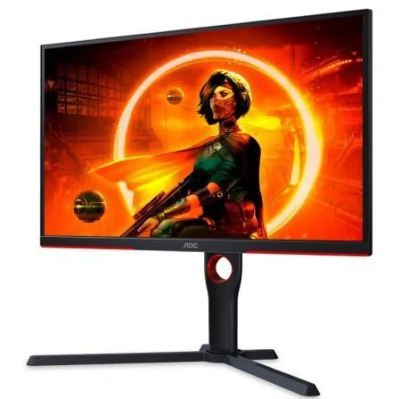 Monitor Gaming AOC 25G3ZM/BK 24.5'/ Full HD/ 0.5ms/ 240Hz/ VA/ Regulable en altura/ Negro y Rojo Monitor Gaming AOC 25G3ZM/BK 24.5'/ Full HD/ 0.5ms/ 240Hz/ VA/ Regulable en altura/ Negro y Rojo