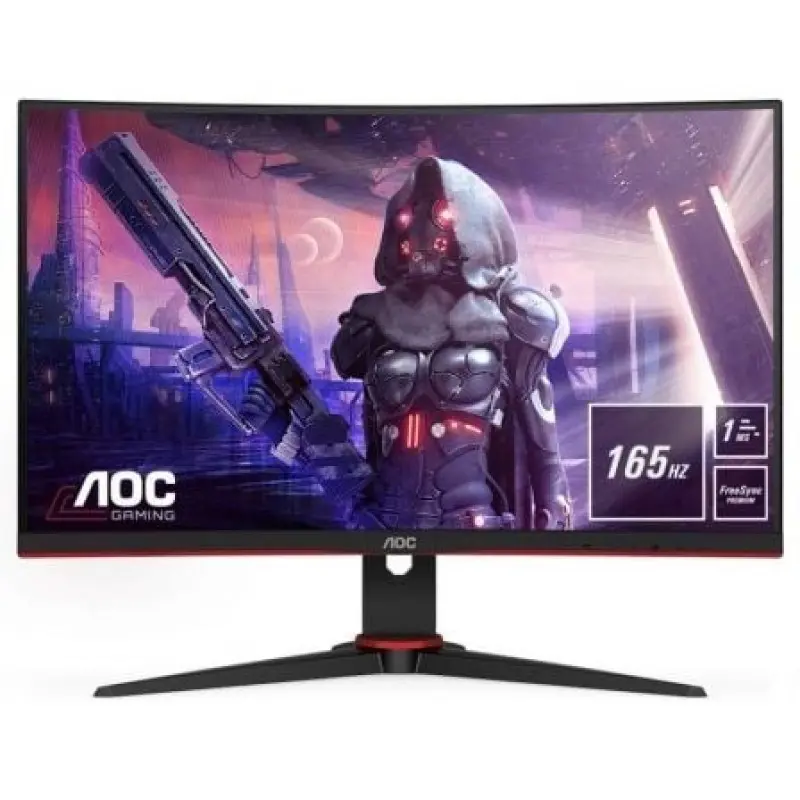 Monitor Gaming Curvo AOC C24G2AE 23.6'/ Full HD/ 1ms/ 165Hz/ VA/ Multimedia/ Negro Monitor Gaming Curvo AOC C24G2AE 23.6'/ Full HD/ 1ms/ 165Hz/ VA/ Multimedia/ Negro