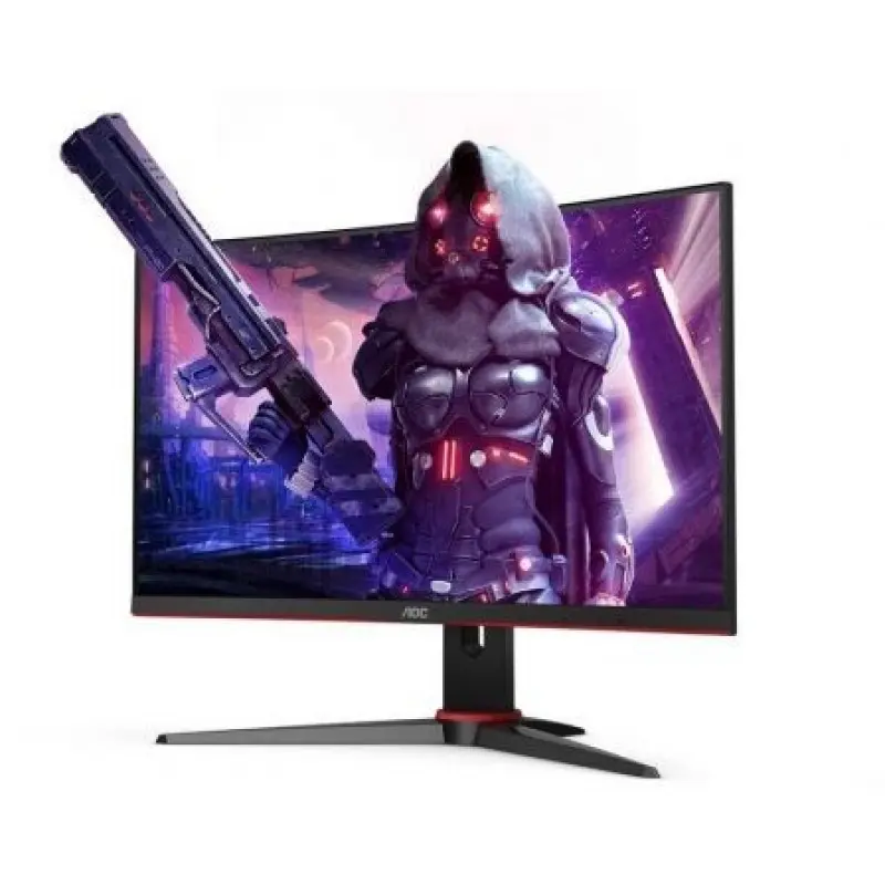 Monitor Gaming Curvo AOC C24G2AE 23.6'/ Full HD/ 1ms/ 165Hz/ VA/ Multimedia/ Negro Monitor Gaming Curvo AOC C24G2AE 23.6'/ Full HD/ 1ms/ 165Hz/ VA/ Multimedia/ Negro