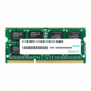 Memoria RAM Apacer 8GB/ DDR3L/ 1600MHz/ 1.35V/ CL11/ SODIMM Memoria RAM Apacer 8GB/ DDR3L/ 1600MHz/ 1.35V/ CL11/ SODIMM