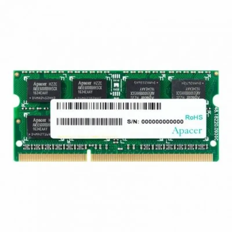 Memoria RAM Apacer 8GB/ DDR3L/ 1600MHz/ 1.35V/ CL11/ SODIMM Memoria RAM Apacer 8GB/ DDR3L/ 1600MHz/ 1.35V/ CL11/ SODIMM