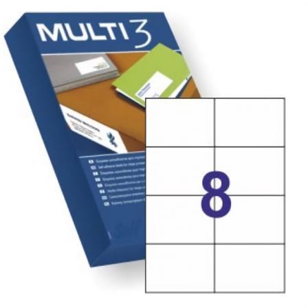 Etiquetas Adhesivas Apli Multi3 10530/ 105 x 74mm/ 500 Hojas Etiquetas Adhesivas Apli Multi3 10530/ 105 x 74mm/ 500 Hojas