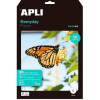 Papel Fotográfico Apli Everyday 12080/ DIN A4/ 180g/ 20 Hojas/ Brillante Papel Fotográfico Apli Everyday 12080/ DIN A4/ 180g/ 20 Hojas/ Brillante