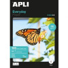 Papel Fotográfico Apli Everyday 11475/ DIN A4/ 180g/ 100 Hojas/ Brillante Papel Fotográfico Apli Everyday 11475/ DIN A4/ 180g/ 100 Hojas/ Brillante
