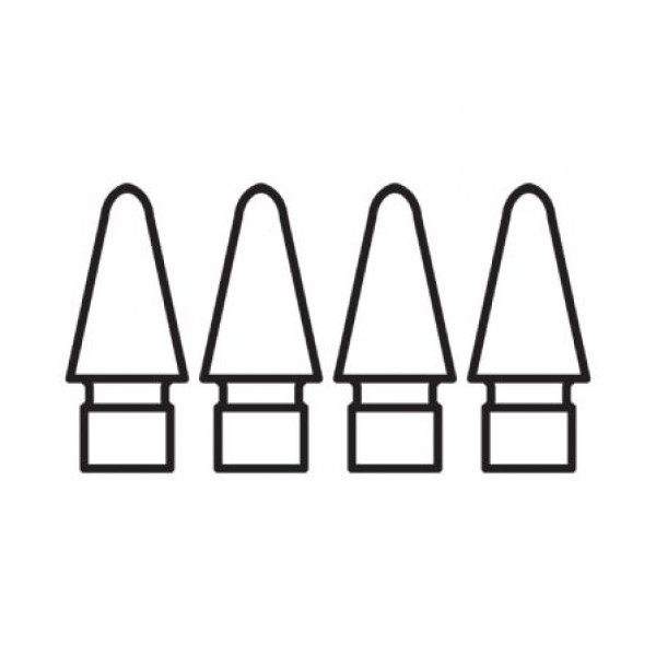 Puntas para Apple Pencil MLUN2ZM/A/ Pack 4 und