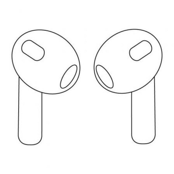 Auriculares Bluetooth Apple Airpods V3 3a Generacion con Estuche de Carga Lightning