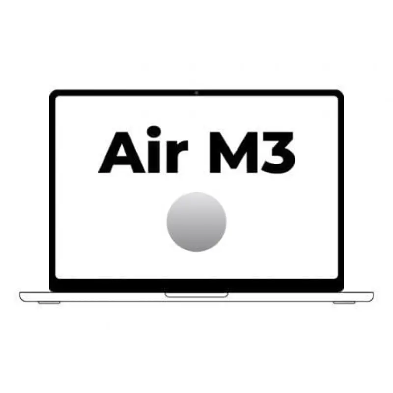 Apple Macbook Air 13,6'/ M3 8-Core CPU/ 8Gb/ 512Gb SSD/ 10-Core GPU/ Plata Apple Macbook Air 13,6'/ M3 8-Core CPU/ 8Gb/ 512Gb SSD/ 10-Core GPU/ Plata
