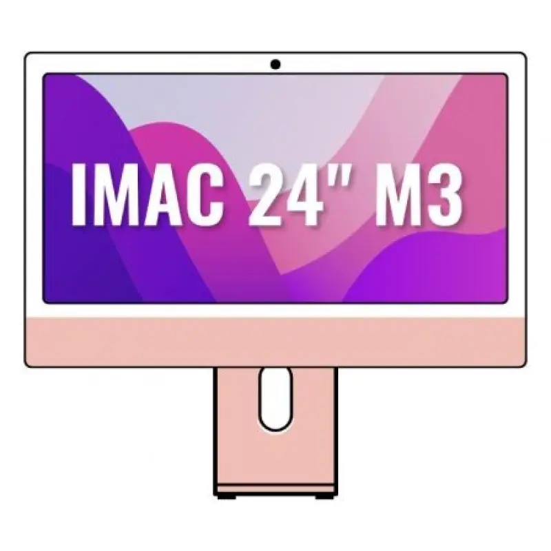 Apple iMac 24' Retina 4,5K / M3 8-Core CPU/ 8Gb/ 512Gb SSD/ 10-Core GPU/ Rosa Apple iMac 24' Retina 4,5K / M3 8-Core CPU/ 8Gb/ 512Gb SSD/ 10-Core GPU/ Rosa