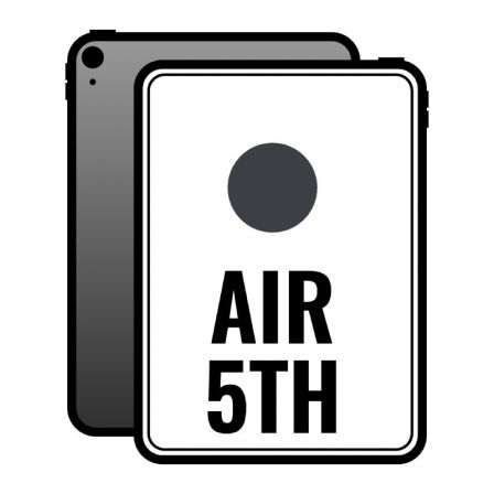 Apple iPad Air 10.9 5th Wi-Fi/ M1/ 256GB/ Gris Espacial Apple iPad Air 10.9 5th Wi-Fi/ M1/ 256GB/ Gris Espacial