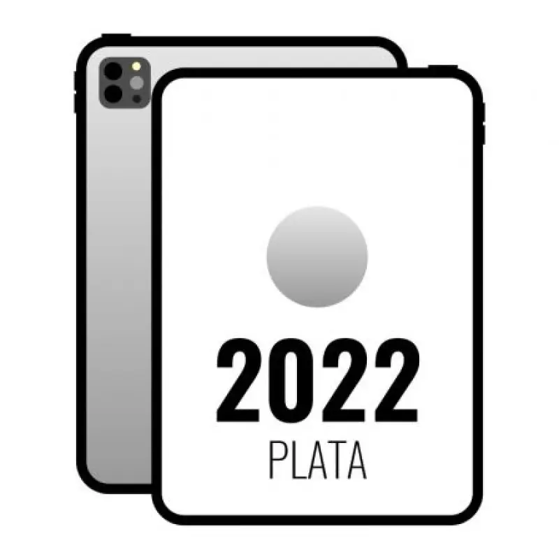 Apple iPad Pro 11' 2022 4th WiFi Cell/ 5G/ M2/ 2TB/ Plata - MNYM3TY/A Apple iPad Pro 11' 2022 4th WiFi Cell/ 5G/ M2/ 2TB/ Plata - MNYM3TY/A