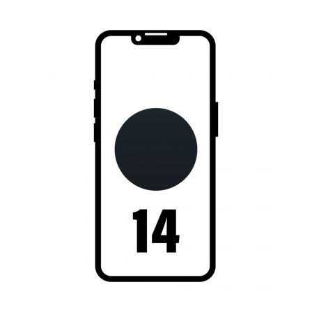 Smartphone Apple iPhone 14 128GB/ 6.1'/ 5G/ Negro Medianoche Smartphone Apple iPhone 14 128GB/ 6.1'/ 5G/ Negro Medianoche