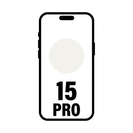 Smartphone Apple iPhone 15 Pro 1Tb/ 6.1'/ 5G/ Titanio Blanco Smartphone Apple iPhone 15 Pro 1Tb/ 6.1'/ 5G/ Titanio Blanco