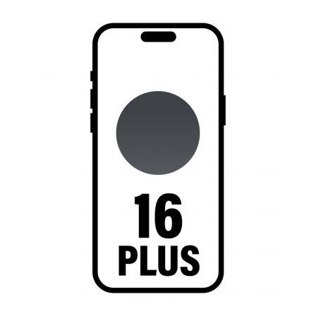 Smartphone Apple iPhone 16 Plus 256GB/ 6.7'/ 5G/ Negro Smartphone Apple iPhone 16 Plus 256GB/ 6.7'/ 5G/ Negro