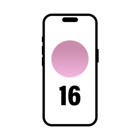 Smartphone Apple iPhone 16 128GB/ 6.1'/ 5G/ Rosa Smartphone Apple iPhone 16 128GB/ 6.1'/ 5G/ Rosa
