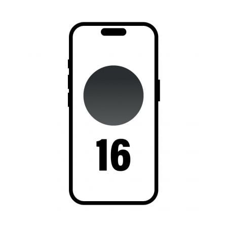 Smartphone Apple iPhone 16 256GB/ 6.1'/ 5G/ Negro Smartphone Apple iPhone 16 256GB/ 6.1'/ 5G/ Negro