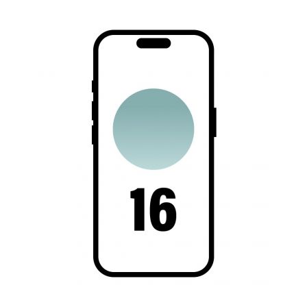Smartphone Apple iPhone 16 512GB/ 6.1'/ 5G/ Verde Azulado Smartphone Apple iPhone 16 512GB/ 6.1'/ 5G/ Verde Azulado