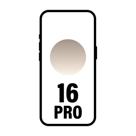 Smartphone Apple iPhone 16 Pro 128GB/ 6.3'/ 5G/ Titanio Color Desierto Smartphone Apple iPhone 16 Pro 128GB/ 6.3'/ 5G/ Titanio Color Desierto