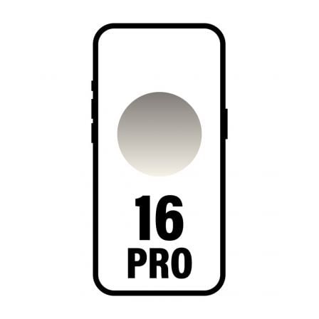 Smartphone Apple iPhone 16 Pro 128GB/ 6.3'/ 5G/ Titanio Natural Smartphone Apple iPhone 16 Pro 128GB/ 6.3'/ 5G/ Titanio Natural