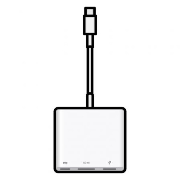 Adaptador usb-c digital Av Multiport Macbook v3 MW5M3ZM/A